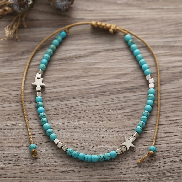 Beads Stars Anklet - Picture 4 of 5